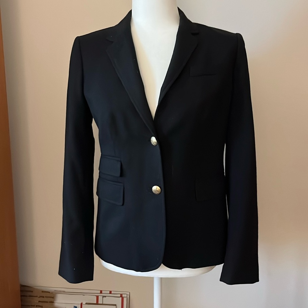 Jcrew Schoolboy Blazer Italian Wool Size 0